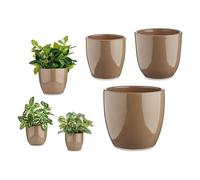 Set di Vasi Ibergarden CAZORLA-7006 Marrone Taupé Argilla