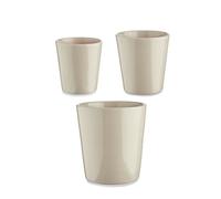 Set di Vasi Ibergarden CONICO-7044 Grigio Argilla Cónica Ø 14 cm Ø 22 cm Ø 17