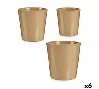 Set di Vasi Ibergarden LINCE PQ - TOPO Beige Argilla [6 Unità]