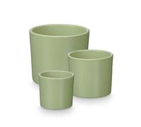 Set di Vasi Ibergarden Menta Argilla Ø 14 cm Ø 22 cm Ø 17 cm 3 Pezzi
