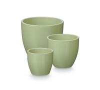 Set di Vasi Ibergarden Menta Argilla Ø 14 cm Ø 22 cm Ø 17 cm 3 Pezzi