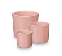 Set di Vasi Ibergarden Rosa Argilla Ø 14 cm Ø 22 cm Ø 17 cm 3 Pezzi