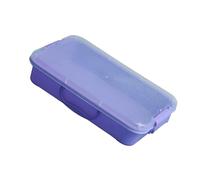 Set di vassoi di sabbia impilabili con adesivi coperchio Contenitore sensoriale portatile per bambini Archiviazione artistica Blu Verde Portable Sandbox Organizzatori di giocattoli per giocattoli di