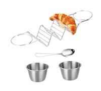 Set di vassoi per taco - Set di vassoi per burrito, set di vassoi da portata | Set da portata per taco bar, set da portata per taco per casa, ristorante, taco, piatti resistenti al calore, set da