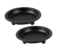 Set di vassoi rotondi per candela, 160 g, leggeri e rotondi, confezione grande, vassoio per candele, facile da usare, vassoio trasparente, vassoio per candela, set di piatti per decorazione
