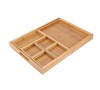 Set di vassoio in bambù per frutta secca, vassoio da tè e porta-stuzzichini per cerimonie del tè in casa, vassoio in bambù ecologico con maniglia per ricevere gli ospiti