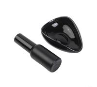 Set di vassoio per chicchi di caffè espresso e tazze dosatrici per caffè, include flacone spray per riduzione statica, misurino per versare sopra la birra fredda, accessorio per macina barista (nero)