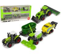 Set di veicoli agricoli con elementi metallici