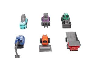 Set di Veicoli da Costruzione Assortiti per Narrazioni Fantasiose e Giochi di Ruolo con un Mix di Veicoli per L'uso Quotidiano e Scaffali da Collezione