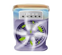Set Di Ventole Di Nebulizzazione Desktop - Set Ventilatore Portatile Signore | Faann Personale Nebuline, Refrigeratore Ad Aria Ugello A 5 Buchi Con Serbatoio D'acqua 600 Ml Pa