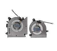 Set di ventole di raffreddamento per CPU e GPU compatibile con MSI GF63 GF65 WF65, ricambio in plastica, include ventola per CPU e ventola per GPU.