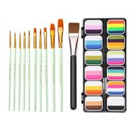 Set di vernice per il viso per la di vernice per il viso, kit dipinto per il corpo e il viso in 12 colori | kit trucco per pittura viso