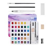 Set Di Vernici Per Per Adulti - Kit Colorato Con Pennelli Portatili | Set Completo Per Principianti E Bambini, Ideale Per Lezioni, Viaggi, Progetti Artistici, Hobby Creativi, Pittura