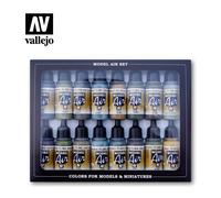 Set Di Vernici RLM COLORS |VALLEJO|71193| 16x17ml Modello Char Promo