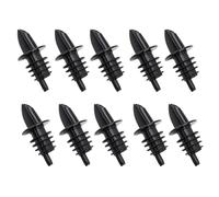 Set di versatori per vino - 10 tappi per alcool, versatori per bottiglie antigoccia, per aeratore di vino | Funzione di controllo del flusso preciso, materiale da costruzione durevole, per