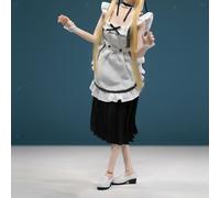 Set di vestiti da cameriera femminile 1/6 per cosplay di accessori per