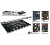Set Di Vetrine ALU Bernstein 24 Scomparti 65x58x43mm Safe 5876 395x300x45mm