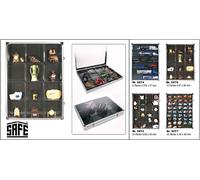 Set Di Vetrine ALU Miniature 12 Scomparti 87x90x43mm Safe 5875 395x300x45mm