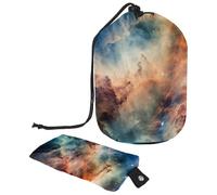 Set di vettore carino con illustrazioni di Halloween 2_194 borsa cosmetica con mini sacchetto con cerniera borsa da toilette da viaggio per le donne organizzatore di trucco con coulisse borsa