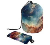 Set di vettore carino con illustrazioni di Halloween 2_194 borsa cosmetica con mini sacchetto con cerniera borsa da toilette da viaggio per le donne organizzatore di trucco con coulisse borsa