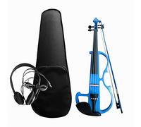 Set di violini elettrici 4/4 violino muto elettrico in legno massello violino stile b violino a punta in ebano xilossico