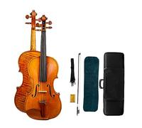 Set Di Violini Fatti A Mano Professionali Violino In Acero Fiammato Con Retro In Legno Di Abete Rosso 4/4 Con Custodia (Color : 04)