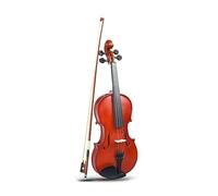 Set Di Violino Acustico Con Finitura Opaca 4/4 3/4 1/2 1/4 1/8 Set Di Violino In Tiglio Con Custodia Per Arco In Legno Brasiliano Per Studenti Principianti (Color : 3-4)