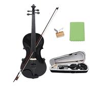 Set Di Violino Acustico Per Violino Acustico Nero In Tiglio 1/8 Con Corde Per Arco Per Studenti Principianti