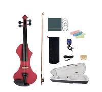 Set Di Violino Elettrico 4/4 A Grandezza Naturale Violino Muto Con Custodia Corde Di Violino Tuner Ponte Panno Per La Pulizia