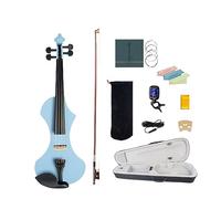 Set Di Violino Elettrico 4/4 Corpo In Legno Massello Con Arco Per Violino Borsa In Tela Accordatore Corde Per Violino