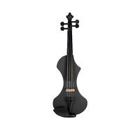Set Di Violino Elettrico Nero 4/4 Con Custodia Per Violino Con Arco, Accordatore, Ponte In Acero, Custodia Protettiva