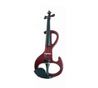 Set Di Violino Elettrico Silenzioso 4/4 Per Principianti Professionisti Con Custodia E Accompagnamento Violino(Burgundy)