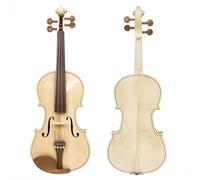 Set Di Violino In Legno Di Abete Rosso A Grandezza Naturale 4/4 Con Custodia Rigida Corde Extra E Ponte Per Kit Violino Principiante/Professionale
