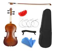 Set Di Violino Per Principianti 1/8 1/16 Dimensioni 1/10 Con Custodia Corde Per Arco Poggiaspalle Per Violino In Legno Basso(Kit,1/16)