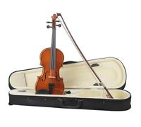 Set Di Violino Per Principianti 4/4 3/4 1/2 1/4 1/8 Violino Pannello In Abete Rosso Violino Per Principianti Con Set Di Accessori Strumento A Corda Per Lucidatura Manuale(1/8)