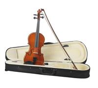 Set Di Violino Per Principianti 4/4 3/4 1/2 1/4 1/8 Violino Pannello In Abete Rosso Violino Per Principianti Con Set Di Accessori Strumento A Corda Per Lucidatura Manuale(1/2)