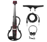 Set Di Violino Per Principianti Violino Elettrico 4/4 Violino Elettrico Silenzioso In Fibra Di Carbonio Con Tecnologia Professionale Roses Con Cuffie A Spalla