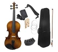 Set Di Violino Per Principianti Violino Retrò 4/4 ABS + Violino Acustico Naturale In Legno Massello Di Tiglio Con Custodia Per Violino(Set)