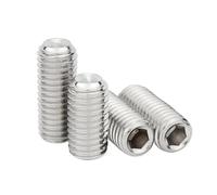 Set di viti a brugola con testa esagonale, M1,6, M2, M2,5, M3, M4, M5, M6, M8, M10, M12, M14, M16, DIN916, in acciaio inox 304, viti con testa esagonale, 12 mm, M12 (10 pezzi)