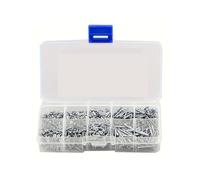 Set di viti autofilettanti for legno da 400/800 pezzi M2 Phillips, viti for lamiera a testa piatta, dadi autobloccanti, viti for legno con filettatura, set di viti(400pcs)