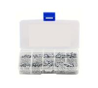 Set di viti autofilettanti for legno da 400/800 pezzi M2 Phillips, viti for lamiera a testa piatta, dadi autobloccanti, viti for legno con filettatura, set di viti(800pcs)