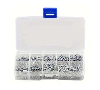 Set di viti autofilettanti for legno da 400/800 pezzi, viti for lamiera a testa piatta Phillips M2, kit assortimento di viti autofilettanti(400PCS)