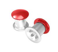 Set di viti di ricambio per piattino Oakley Si Shock Tube OO9329, rosso (Sandali Adventure Seeker, punta chiusa - T - Bambini), Taglia unica