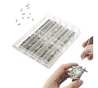 Set di viti minuscole - kit di assortimento di vite di sostituzione | 500 pezzi Vite di orologio in metallo auto -toccante | Riparazione elettronica piccola scatola a viti per telefoni cellulari, orol