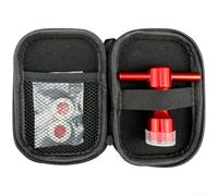 Set di viti per putter da golf in acciaio da 5 g, 10 g, 15 g, 20 g, 25 g, con finitura rossa, chiave regolabile, scatola di immagazzinaggio nera, compatibile con Scotty, Cameron, Newport, Custom Fit