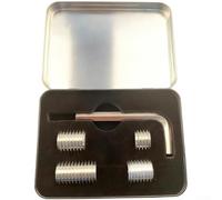 Set di viti per stecca da biliardo, con 4 bulloni in metallo, per regolazione dell'equilibrio della stecca da biliardo