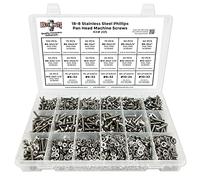 Set di viti Phillips, bulloni e rondelle in acciaio inox, 1751 pezzi