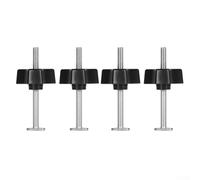 Set di viti Tslot resistenti con dadi in metallo M8 Ttrack bulloni Plus manopole morsetto kit quadruple plus costruzione in plastica compatibile con lavorazione del legno e maschere