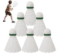 Set di volani - Palline da admintonon in nylon ad alta elasticità | Palline leggere in nylon | Set di volani riutilizzabili per giochi di famiglia, set di palline da badminton portatili per i liberi