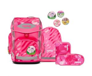 Set di zaini Ergobag Cubo "Bear Detective" - I tre investigatori per bambini (5 pezzi)